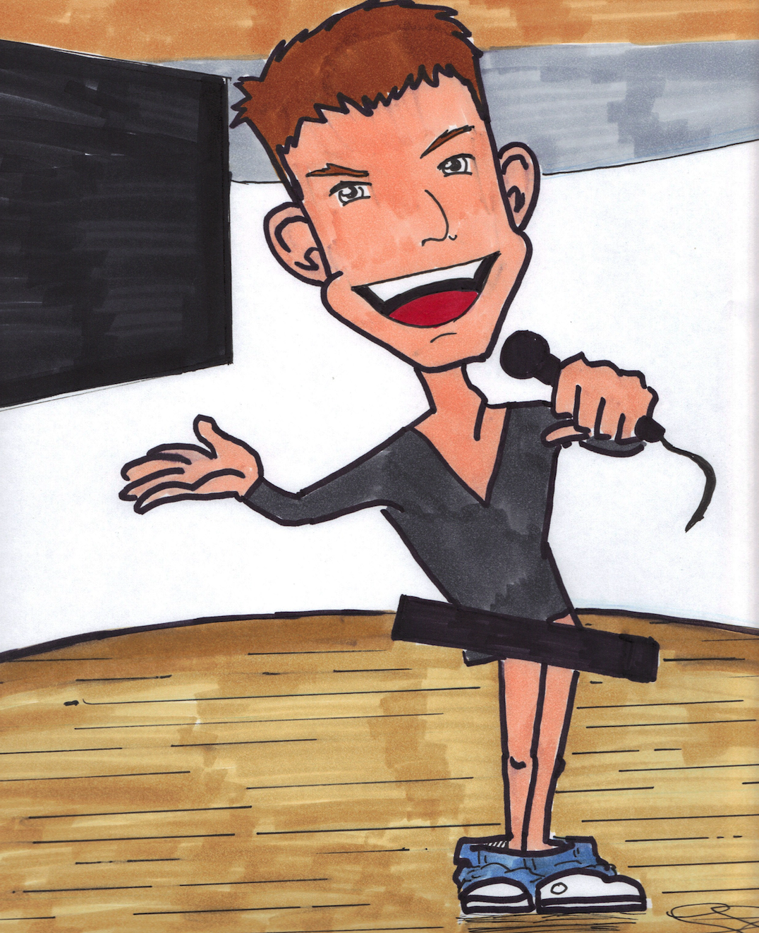 ProofL_511 Caricature of Comedian